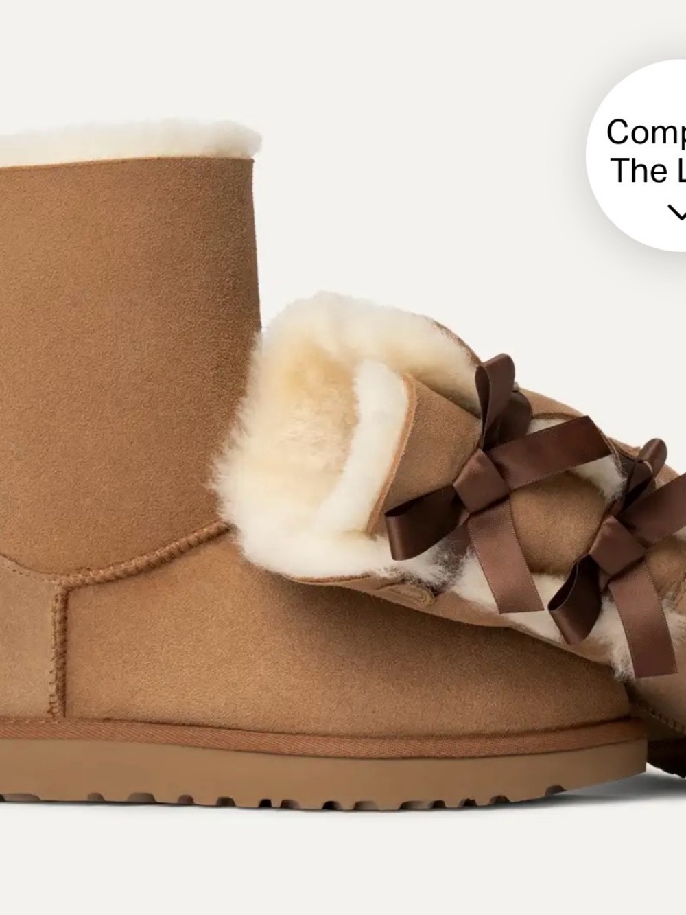 UGG Bailey Bow II Chestnut